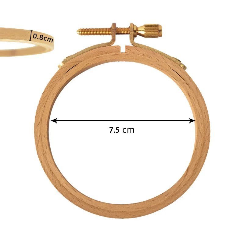 Beech Embroidery Hoop Set