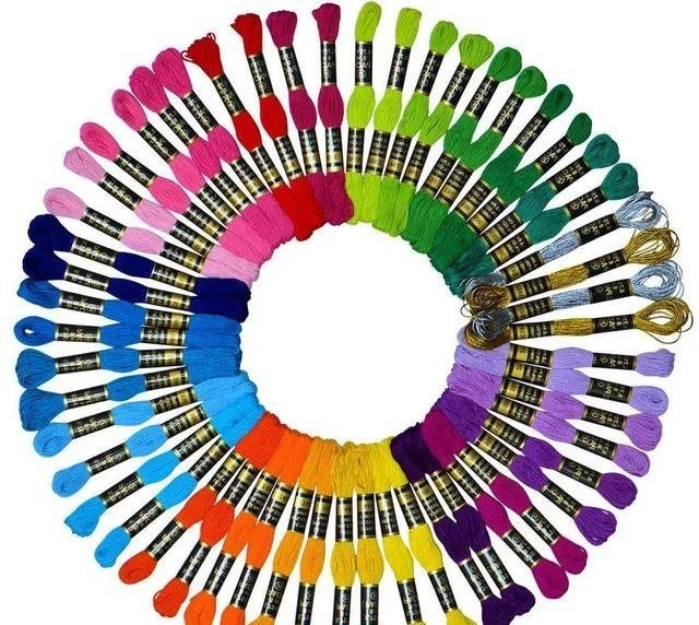 Embroidery Floss Set, 50 Skeins