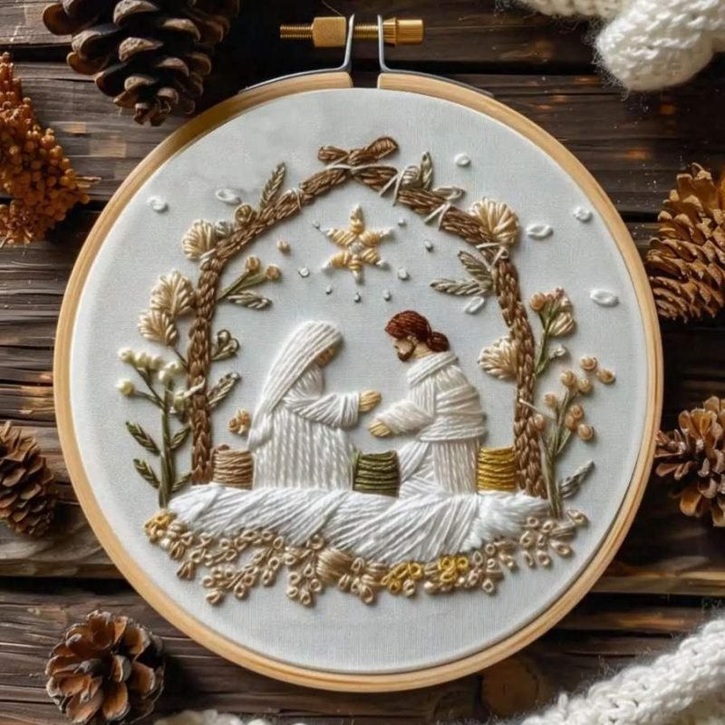 Nativity Christmas Embroidery Kit