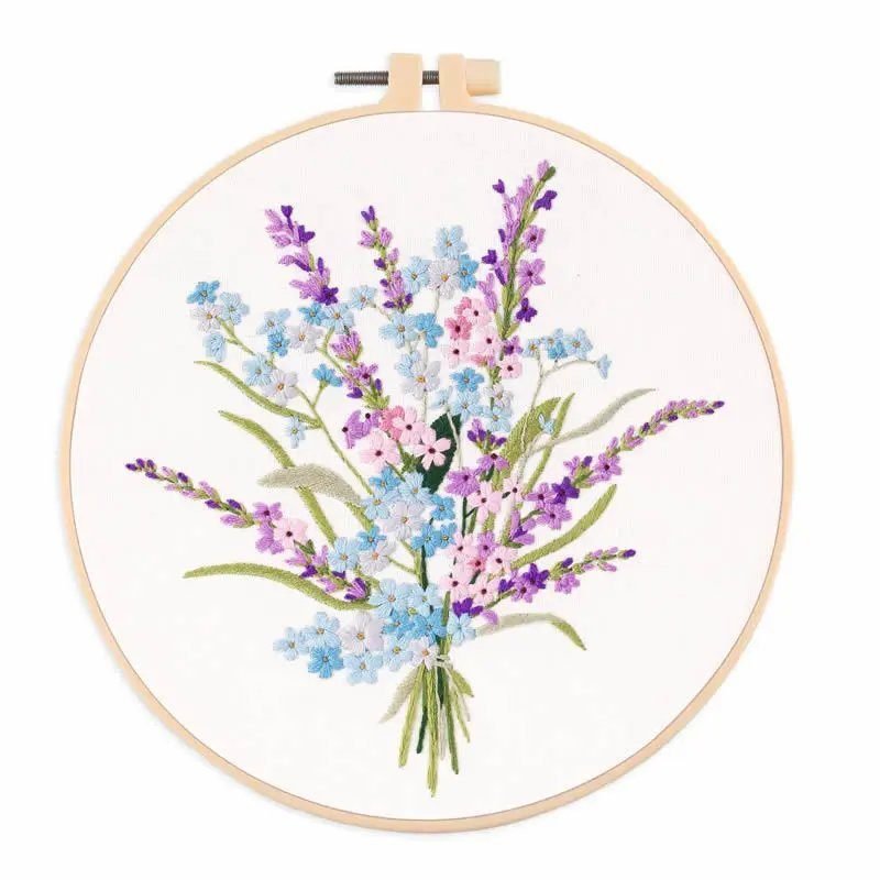 Wildflower Bouquet Embroidery Kit